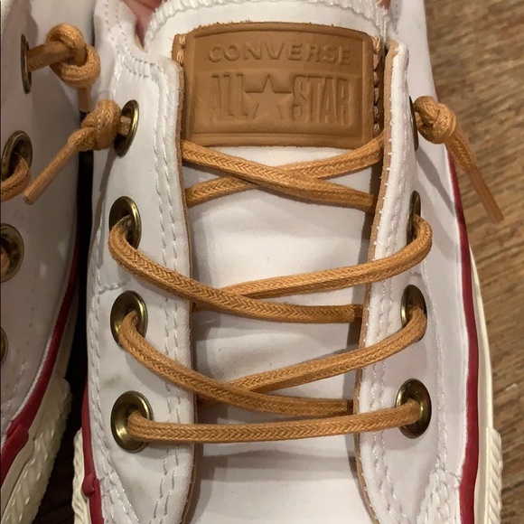 converse shoreline leather laces